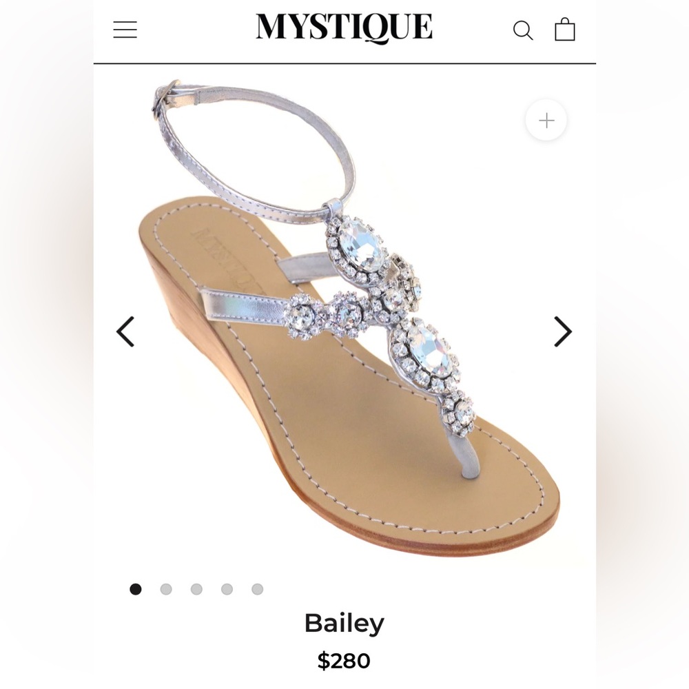 Mystique “Bailey” sandal size 8. Just like new 💎